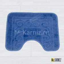 Коврик в туалет ТН синий